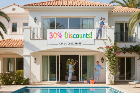 أسعار تنظيف فلل