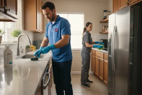 تنظيف احترافي لمطابخ المطاعم في أبوظبي