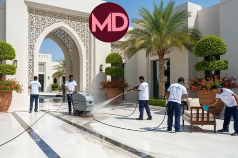 yard cleaning in Ajman