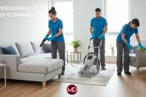 تنظيف بالساعة في دبي