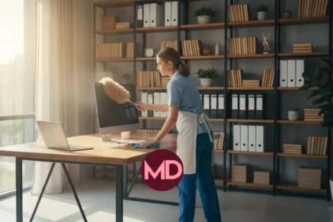 تنظيف بالساعة في دبي