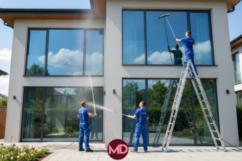Glass Facade Cleaning in Ajman