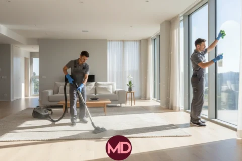 تنظيف بالساعة في الشارقة