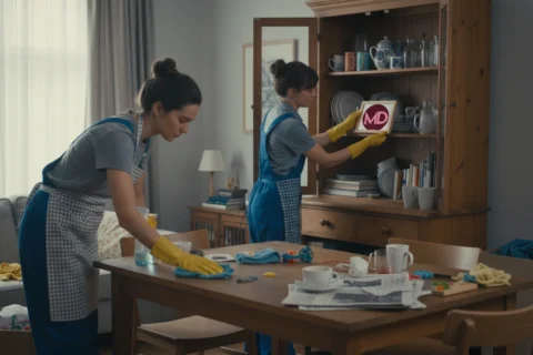 تنظيف بالساعة في الشارقة