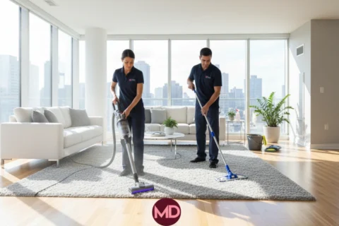 تنظيف بالساعة في دبي مارينا