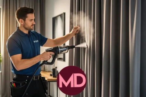 تنظيف ستائر